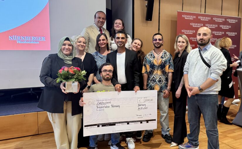 Starke Stimme für gelebte Demokratie: Theaterlabor Nürnberg erhält Demokratiepreis der NN